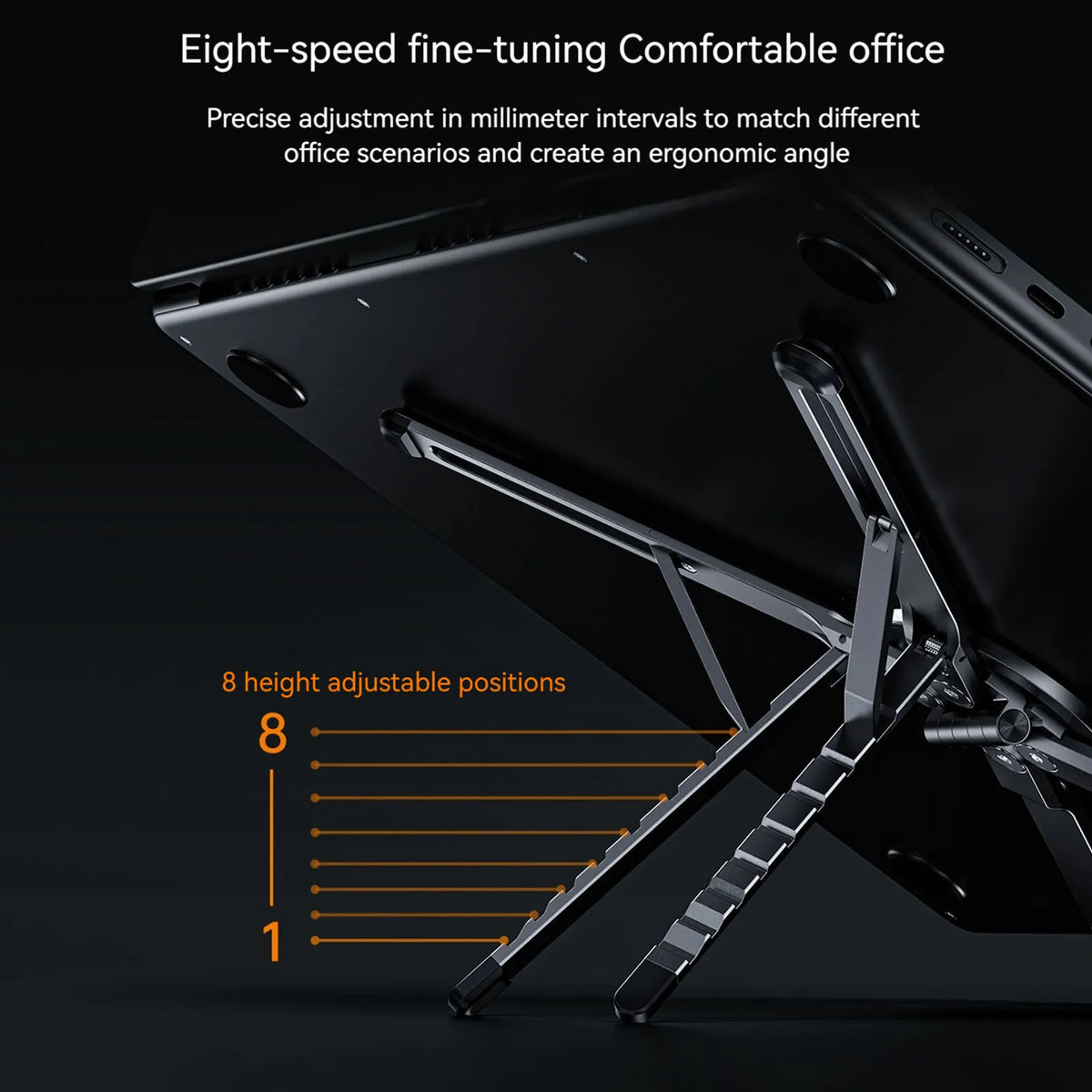 Magnetic Foldable Laptop & Phone Stand – Ergonomic, Portable & Ultra-Stable